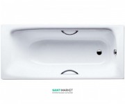 Стальная ванна Kaldewei Saniform Plus Star 150X70 см mod 331 с отверстиями для ручек 133100010001