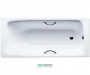 Стальная ванна Kaldewei Saniform Plus Star 150X70 см mod 331 с отверстиями для ручек 133100010001