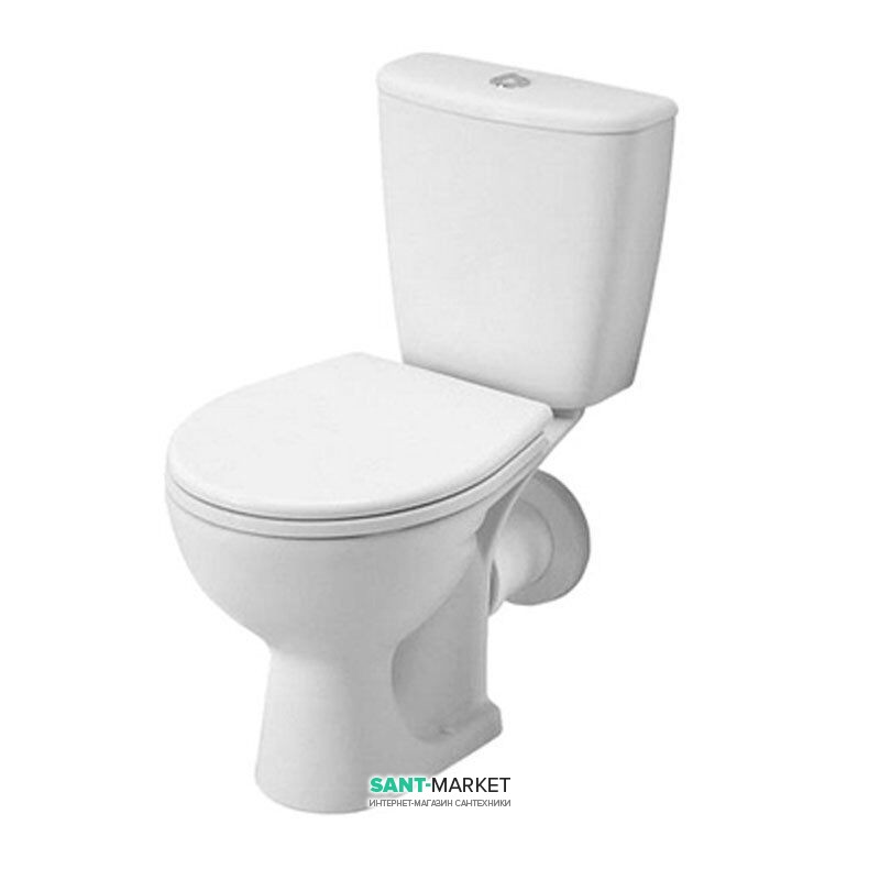 Унітаз-компакт підлоговий Kolo Rekord з бачком і сидінням білий K9901700U