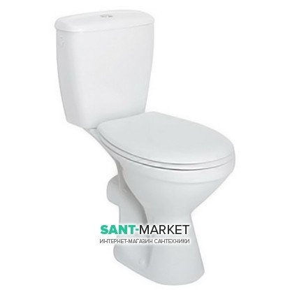 Унитаз-компакт напольный Kolo Idol с бачком и сиденьем керамика белый 19026-00U