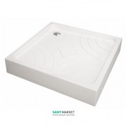 Душовий піддон Koller Pool Cola-P 80x80 см квадратний акрил білий 8KP0022