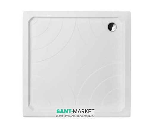 Душовий піддон Koller Pool Grace 90x90 см квадратний акрил білий GRACE90S