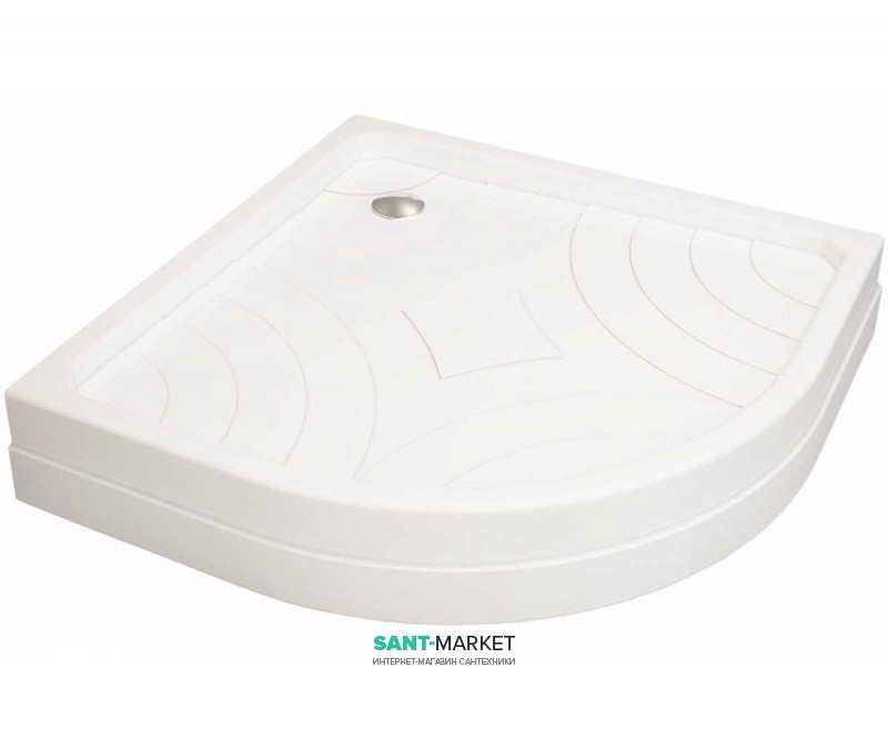 Душевой поддон Koller Pool Hawaii-P 90x90 см полукруглый акрил белый 8KP0025