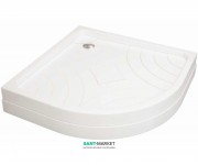 Душовий піддон Koller Pool Hawaii-P 90x90 см напівкруглий акрил білий 8KP0025