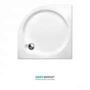 Душовий піддон Koller Pool Tahiti-P 80x80 см напівкруглий акрил білий 8KP0041