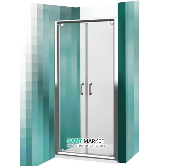 Дверь душевая Koller Pool Liga Line LLDO2/900 профиль Brillant стекло Transparent 552-9000000-00-02