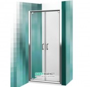 Двері душова Koller Pool Liga Line LLDO2 / 900 профіль Brillant скло Transparent 552-9000000-00-02