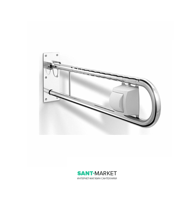 Поручень Kolo Lehnen Funktion з пневматичної кнопкою змиву хвилястий L1061712