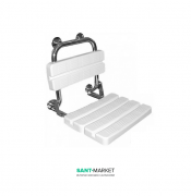 Сиденье для душа Kolo Lehnen Funktion со спинкой гладкая поверхность L1221100