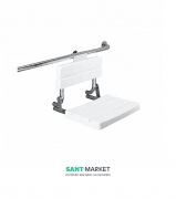 Сидіння для душа Kolo Lehnen Funktion зі спинкою матова поверхня L1223104