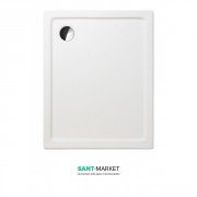 Душовий піддон Koller Pool Flat Kvadro 90x80 см прямокутний акрил білий 8KP0161