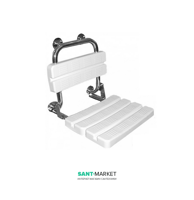 Сидіння для душа Kolo Lehnen Funktion зі спинкою матова поверхня L1221104