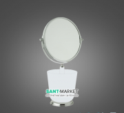 Дзеркало настільне для ванної All.Pe 5 Collection хром / білий MI028 BI