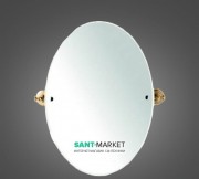 Зеркало в ванную комнату настенное All.Pe Opal золото OR OP021