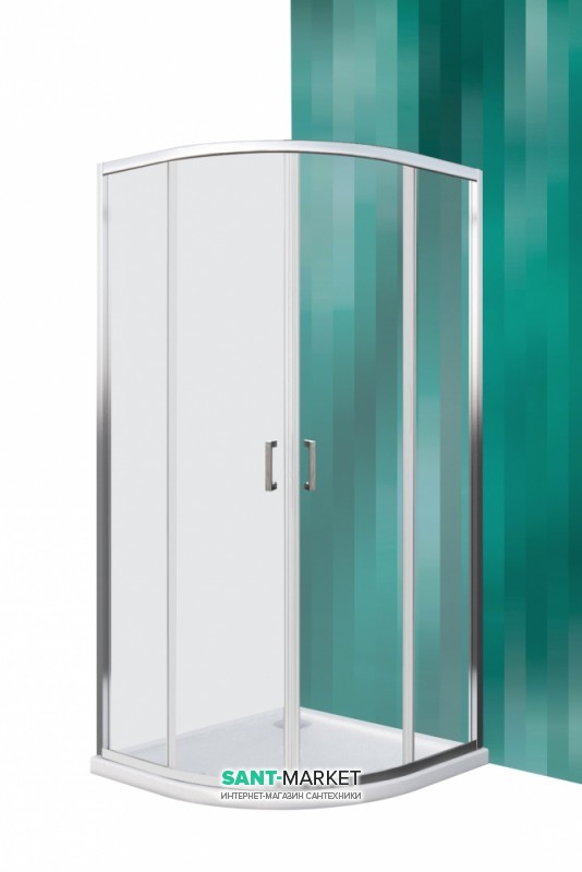 Душова кабіна Koller Pool Liga Line LLR2 / 900 профіль Brillant скло Transparent 555-9000KP0-00-02