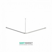 Карниз для душевой шторы Kolo Lehnen Concept угловой 150х150 см L63103000