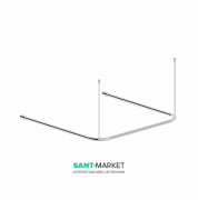 Карниз для душевой шторы Kolo Lehnen Concept 3-сторонний 90х90х90 см L63201000