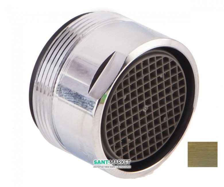 Аэратор для смесителя Emmevi М28x1 С Anti-calc покрытием бронза BR C00124