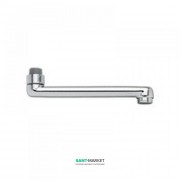 Излив для ванны Emmevi плоский 22 см матовый хром A00602S