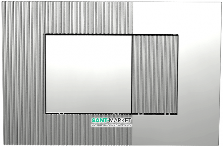 Панель смыва Koller Pool Design Plus Chrome пластик хром глянцевый DESIGN PLUS CHROME