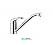 Смеситель для кухни Emmevi Giglio однорычажный хром/золото CO8007G