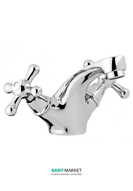 Змішувач для раковини Emmevi Deco Classic двухентільний хром CR12013 PTC