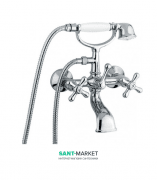 Смеситель для ванной Emmevi Deco Classic с ручным душем хром СR12011CC