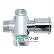 Вентиль перемикача на змішувач для душа Bossini хром E615000