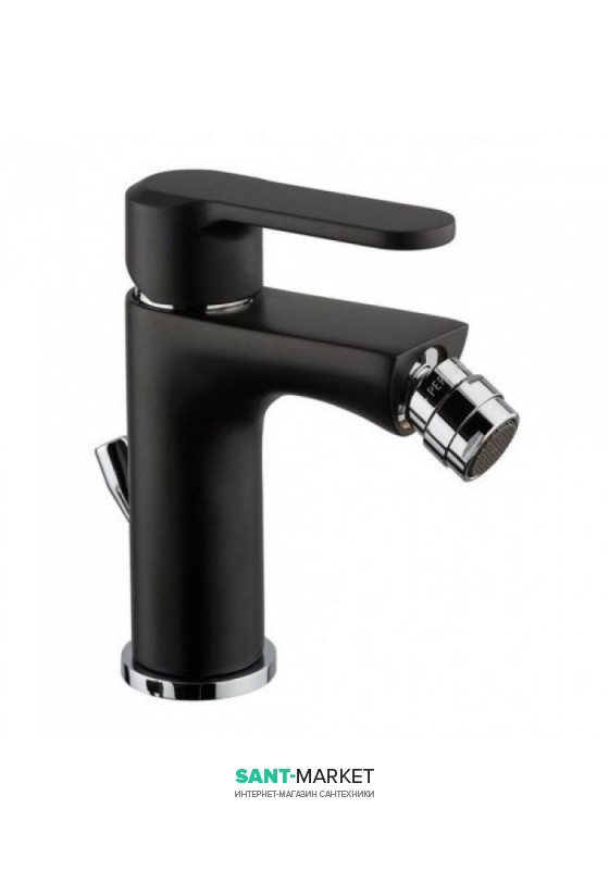 Смеситель для биде Emmevi Nefer однорычажный чёрный NEO 770044