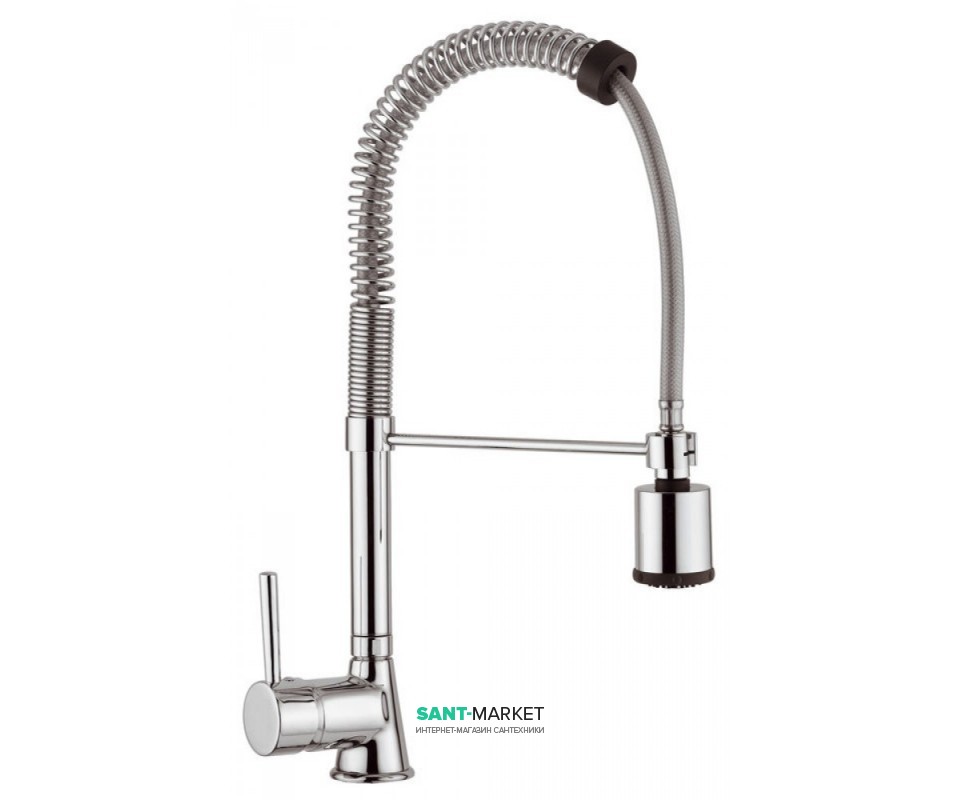 Смеситель для кухни Emmevi Piper однорычажный на пружине хром CR45010