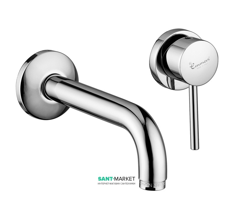 Змішувач для раковини Emmevi Piper змішувач настінний хром CR45055