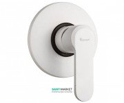 Смеситель для душа Emmevi Nefer скрытого монтажа белый матовый BIO77009