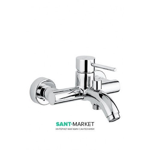 Смеситель для ванной Emmevi Piper однорычажный никель NS45001