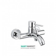 Смеситель для ванной Emmevi Piper однорычажный никель NS45001