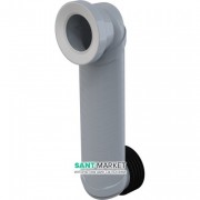 Коліно стоку для унітазу AlcaPlast 90/110 Slim MS906