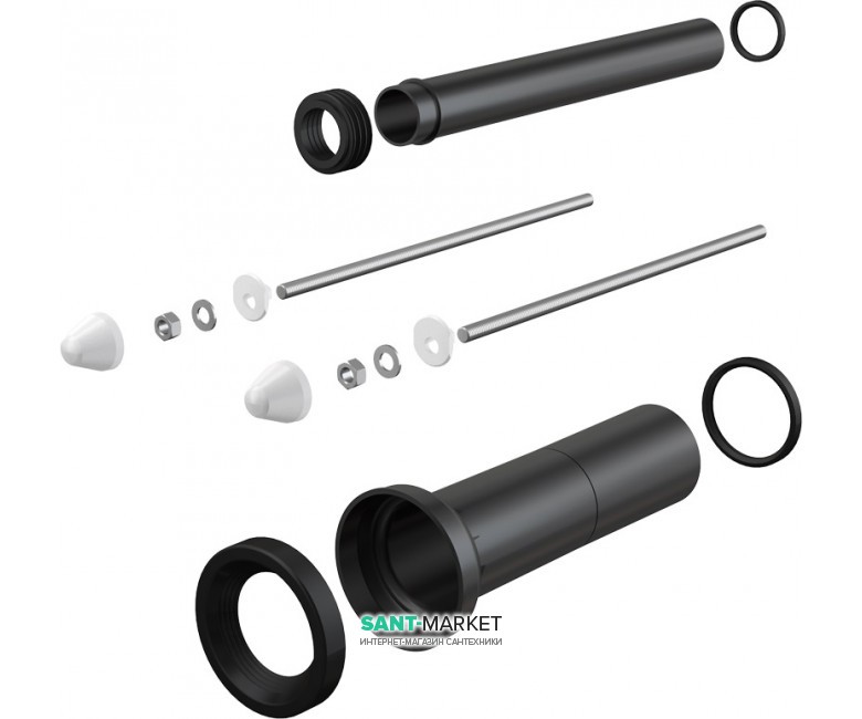Комплект удлиненных патрубков для унитаза AlcaPlast M9000