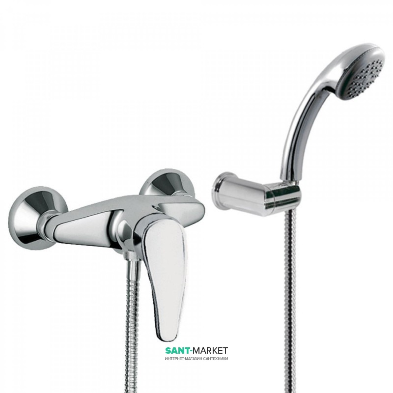 Змішувач для душу одноважільний з ручним душем Tres Eco-Tres хром 17016702