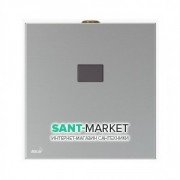 Автоматичне змивний пристрій AlcaPlast для пісуара 6V (працює на батарейках) метал ASP4-KB