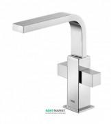 Змішувач для раковини вертикальний двухвентильний Tres Cuadro-Tres хром 108604