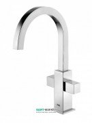 Смеситель для раковины вертикальный двухвентильный Tres Cuadro-Tres хром 108606