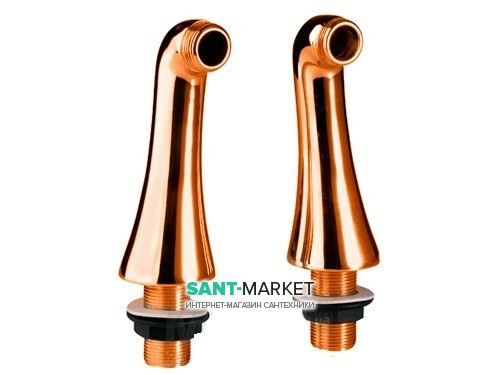 Адаптер Emmevi L140 для вертикального крепежа смесителей на борт ванны медь CO2849RA