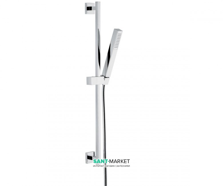 Душевой гарнитур Emmevi со штангой и ручным душем хром CO 2667