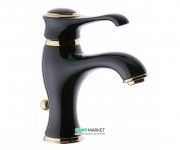 Змішувач для раковини Emmevi Tiffany змішувач чорний / золото NO6003