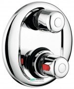 Змішувач для душа Emmevi Pegaso термостатичний вбудований хром CR96019