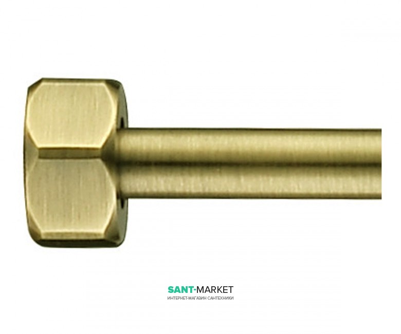 Жесткая подводка для смесителя Emmevi золото CO73101D OR