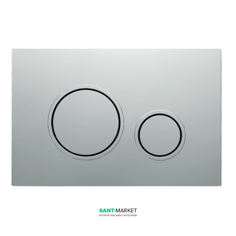 Панель смыва Koller Pool Twin Matt Chrome пластик хром матовый TWIN MAT CHROME