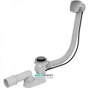 Сифон для ванни Koller Pool автомат комплект хромований квадратний перелив A51CR (KP)