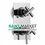 Змішувач для душу термостатичний вбудований Bossini Oki-4 хром Z75206410