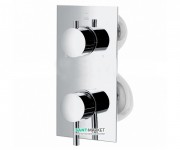 Змішувач для душу термостатичний вбудований Bossini Oki-4 хром Z77206410