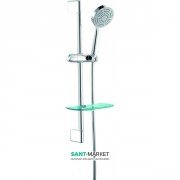 Душевой гарнитур Koller Pool Twin с полкой и ручным душем на 1 режим TN020
